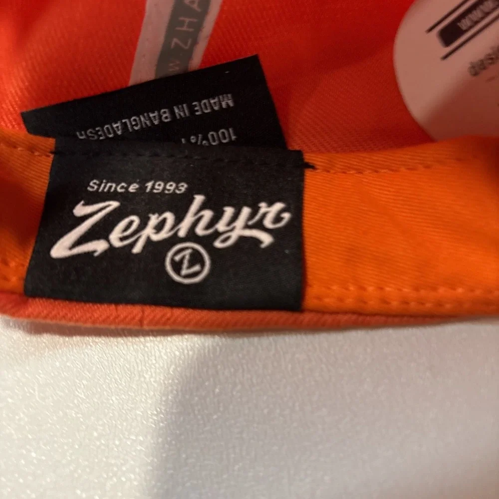Zephyr Kids -Clemson Tigers Embroidered Snapback Flat-Billed Orange Hat Cap NWT